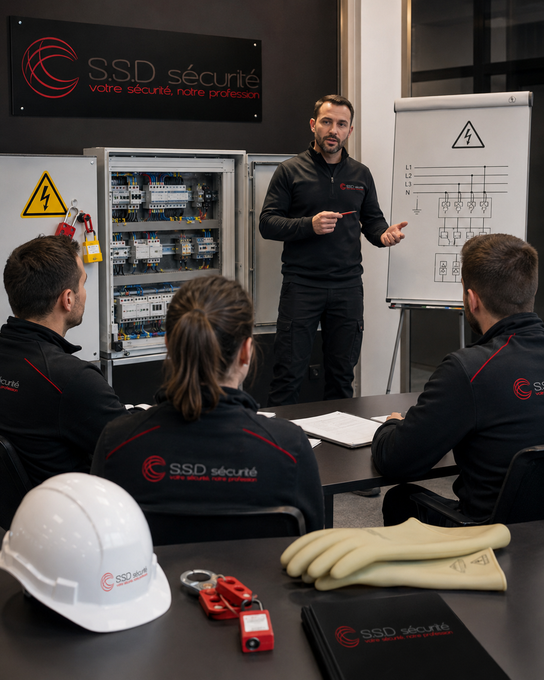 Formation habilitation électrique BS BE H0B0 SSD Sécurité à Villeneuve-d’Ascq