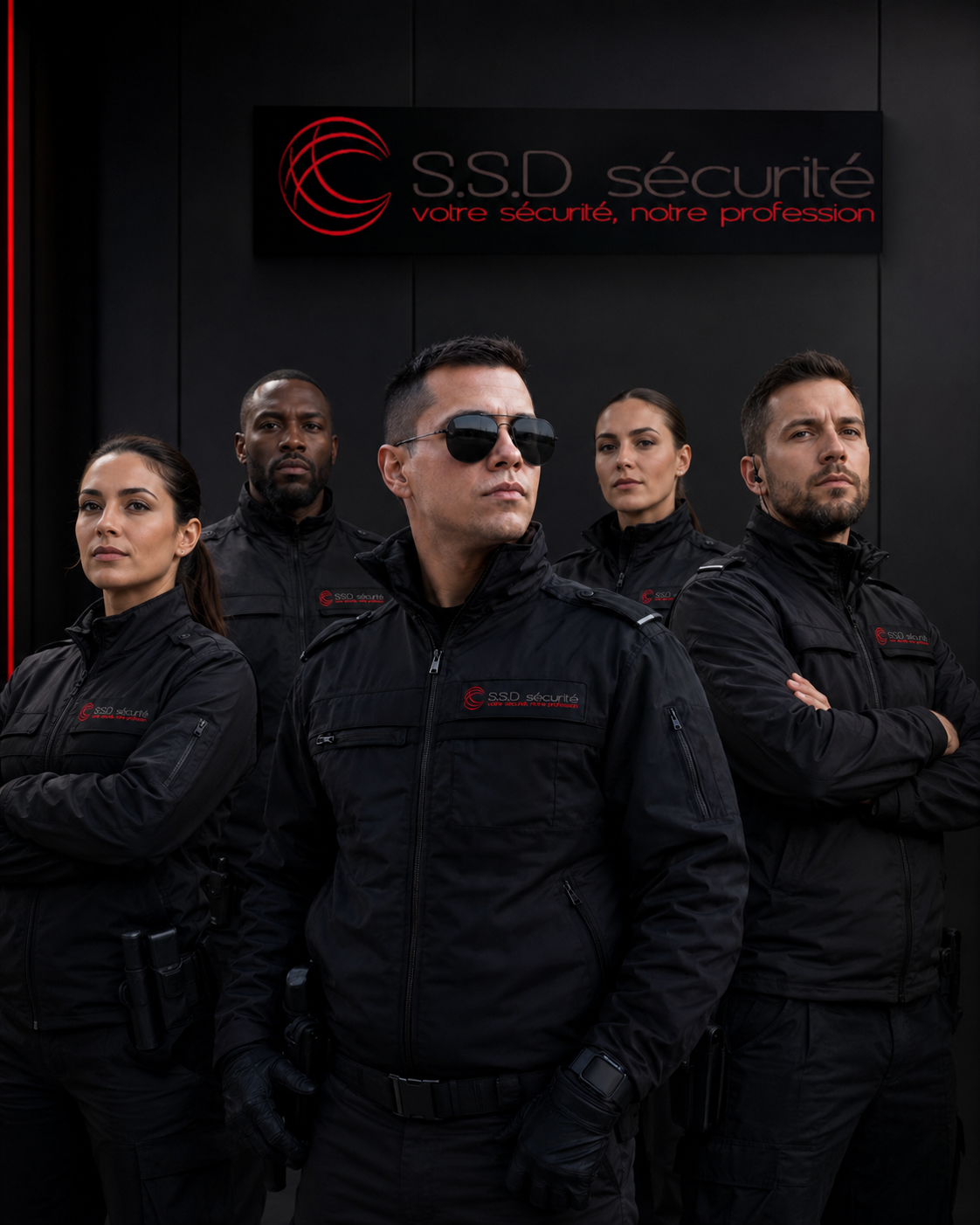 Agents SSD Sécurité professionnels pour surveillance et gardiennage